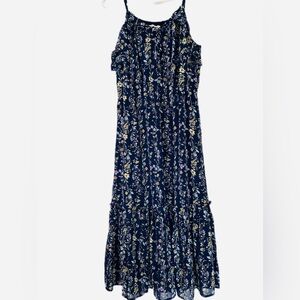 Skies Are Blue Floral Tie-Front Dress